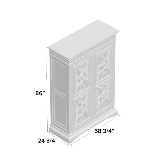 Almirah: Traditional 6 Drawer Brown Almirah