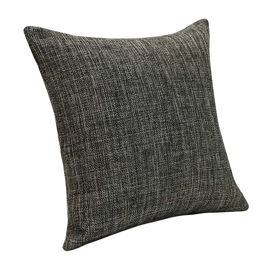 Plain Solid Jute Cushion Covers Brown Color (Set of 5)