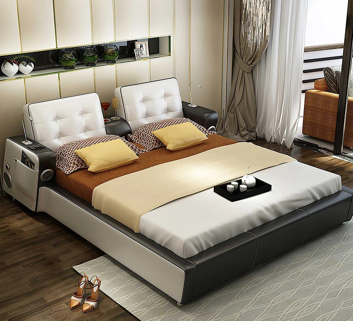 BED: Brand Tech Smart Modern Leatherette Bed