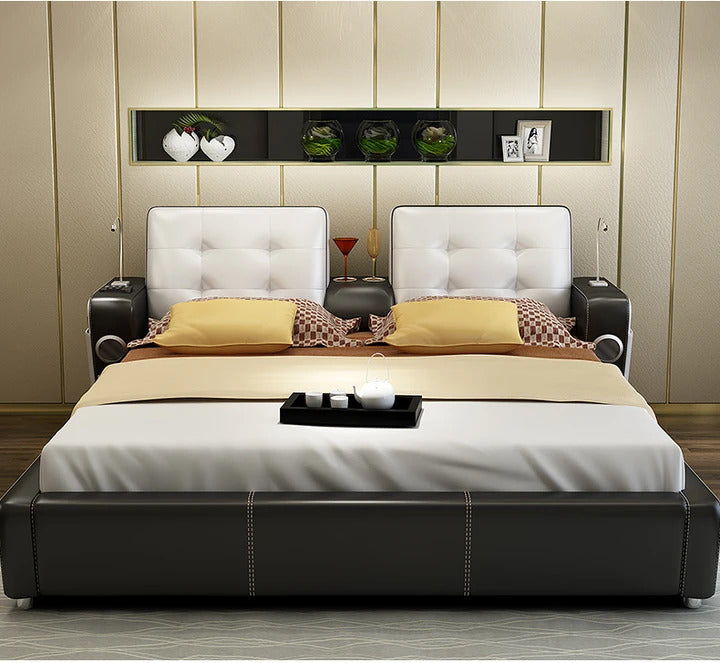 BED: Brand Tech Smart Modern Leatherette Bed