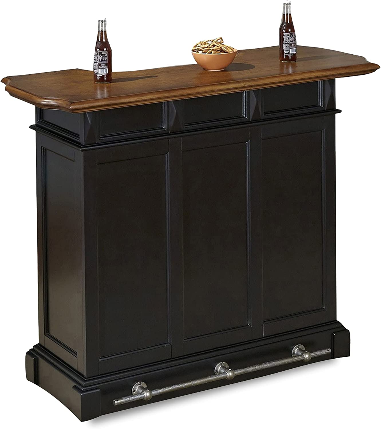 Bar Cabinet: Americana Black Bar Cabinet