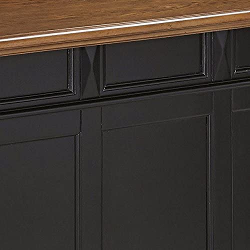 Bar Cabinet: Americana Black Bar Cabinet