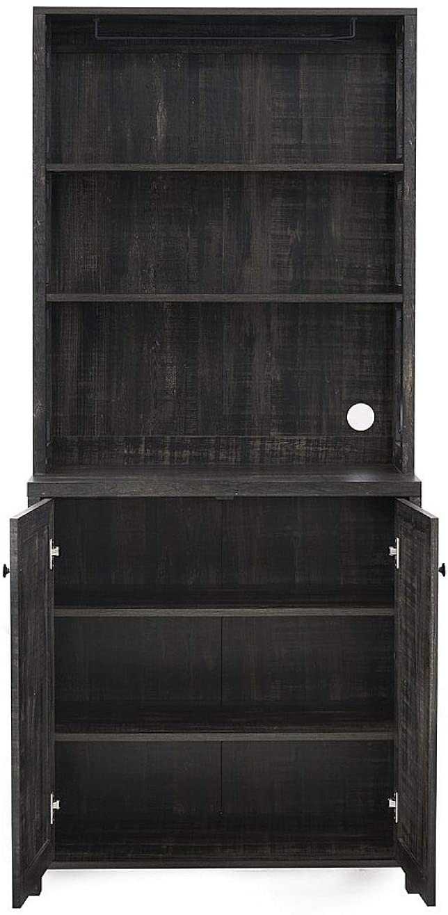 Bar Cabinet: Bar Cabinet with Microwave Stand