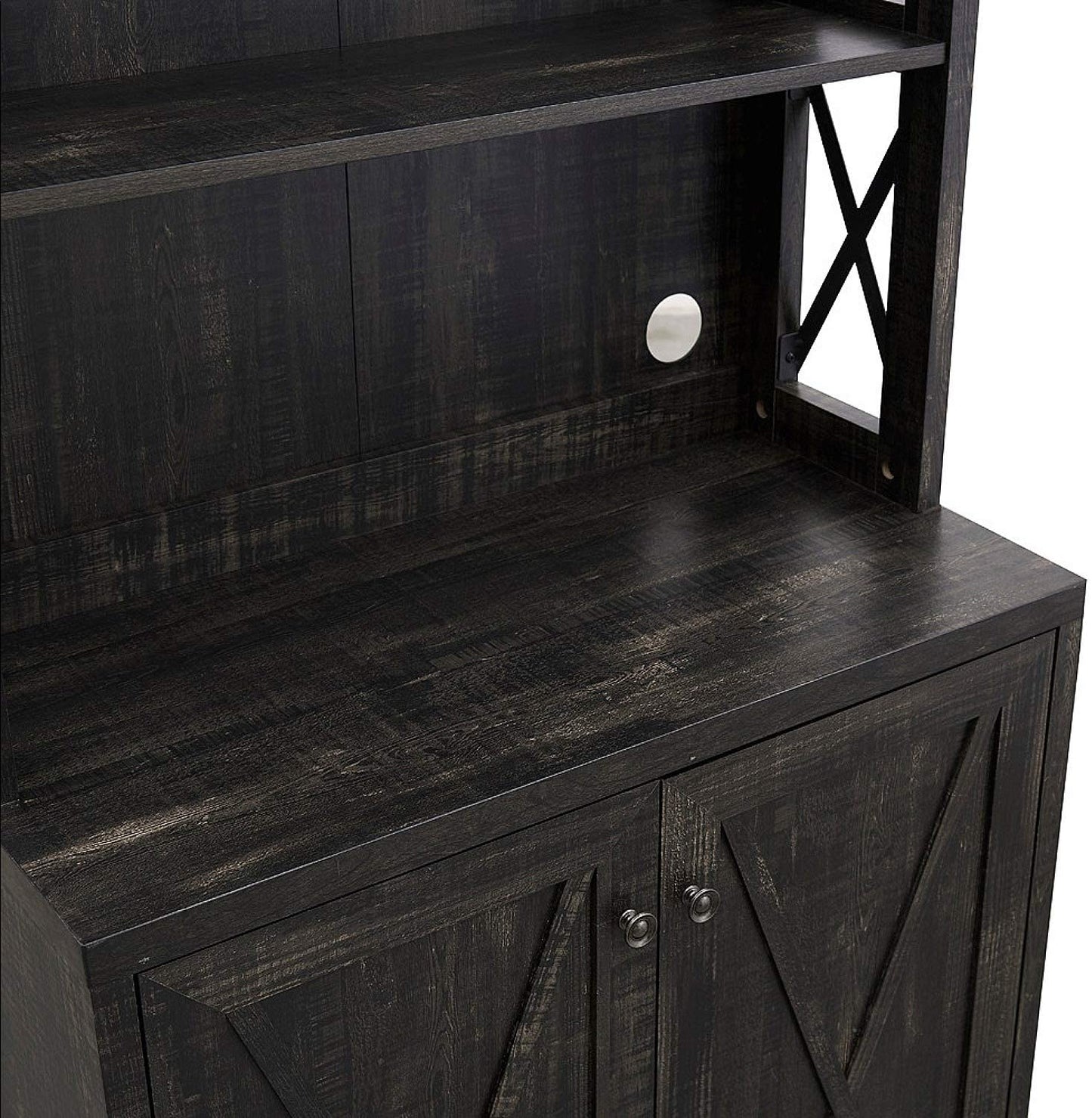 Bar Cabinet: Bar Cabinet with Microwave Stand