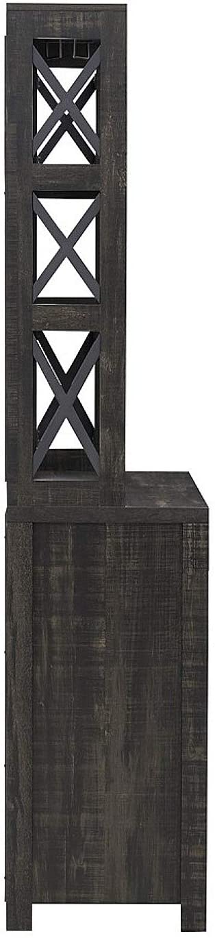 Bar Cabinet: Bar Cabinet with Microwave Stand