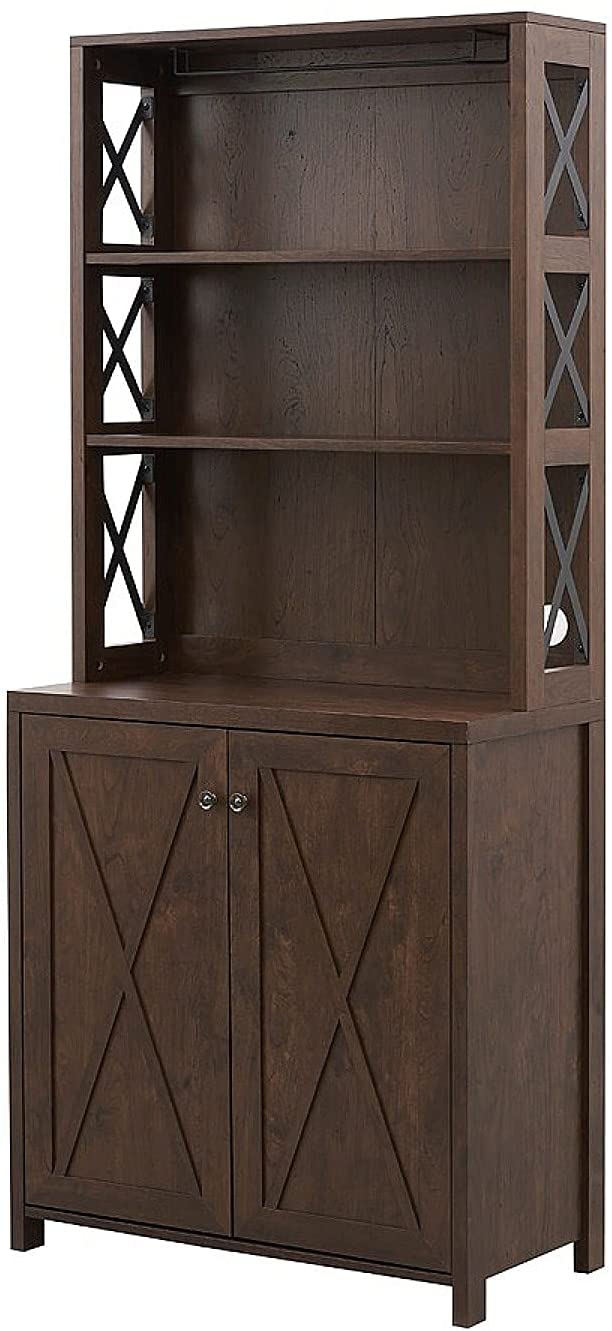 Bar Cabinet: Bar Cabinet with Microwave Stand