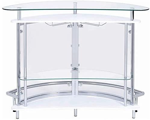 Bar Cabinet: Contemporary Glass Home Bar