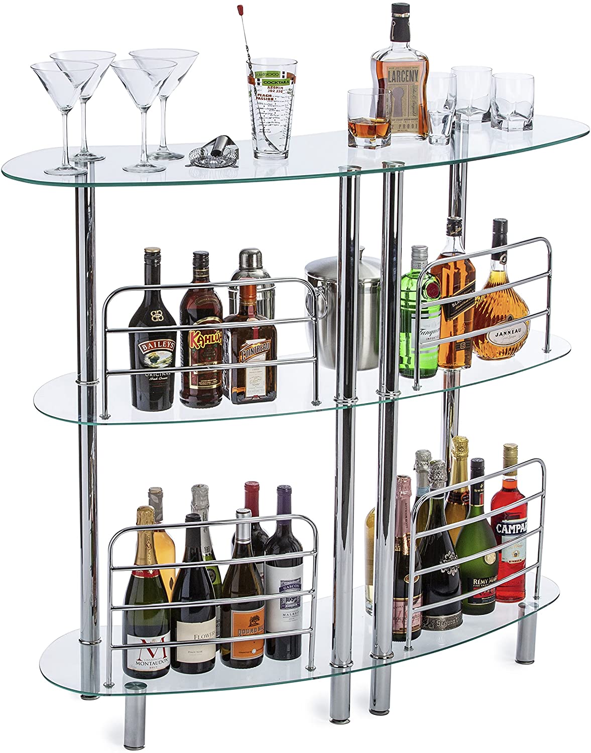 Bar Cabinet: Contemporary Modern Home Liquor Bar
