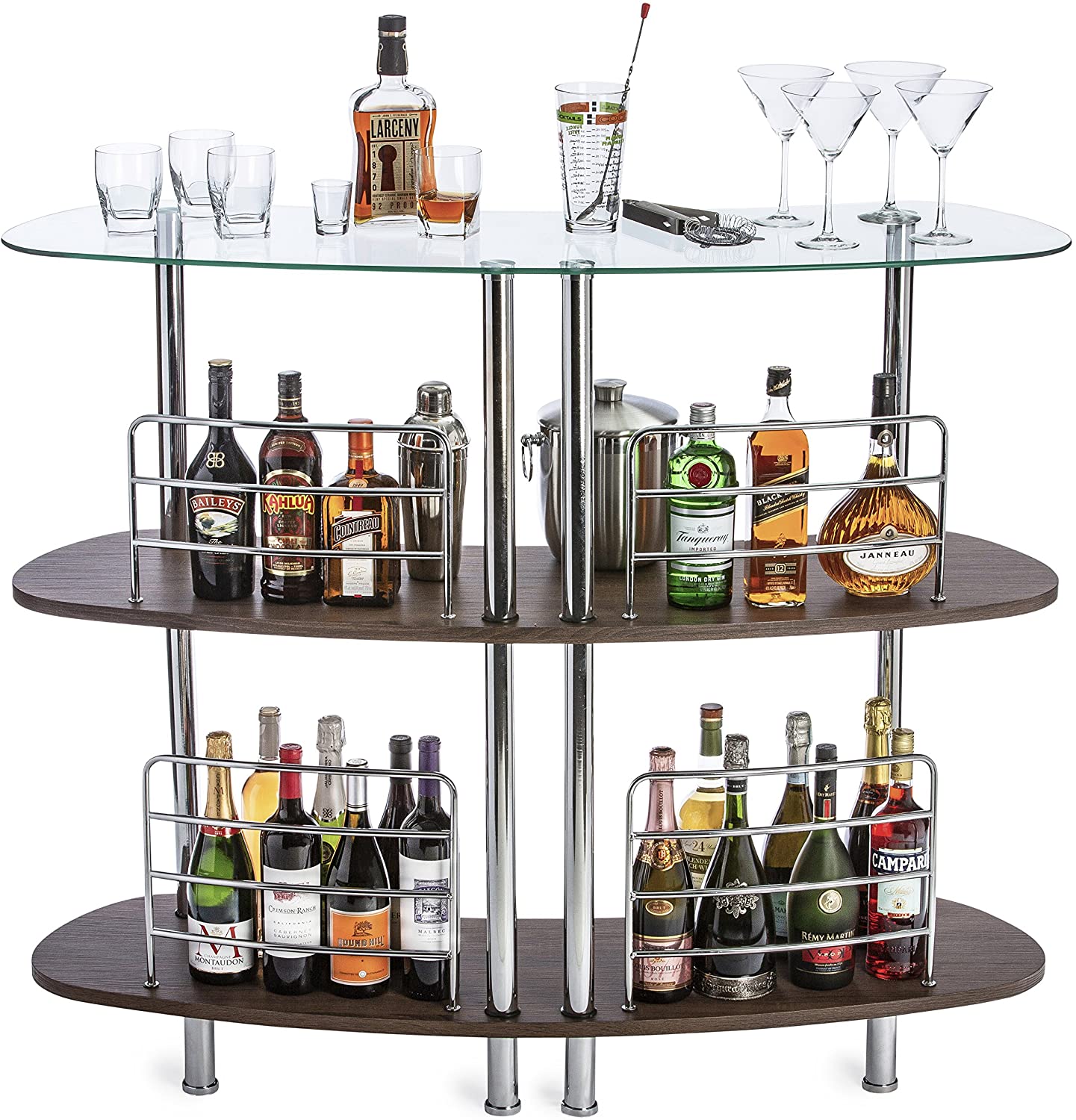 Bar Cabinet: Contemporary Modern Home Liquor Bar