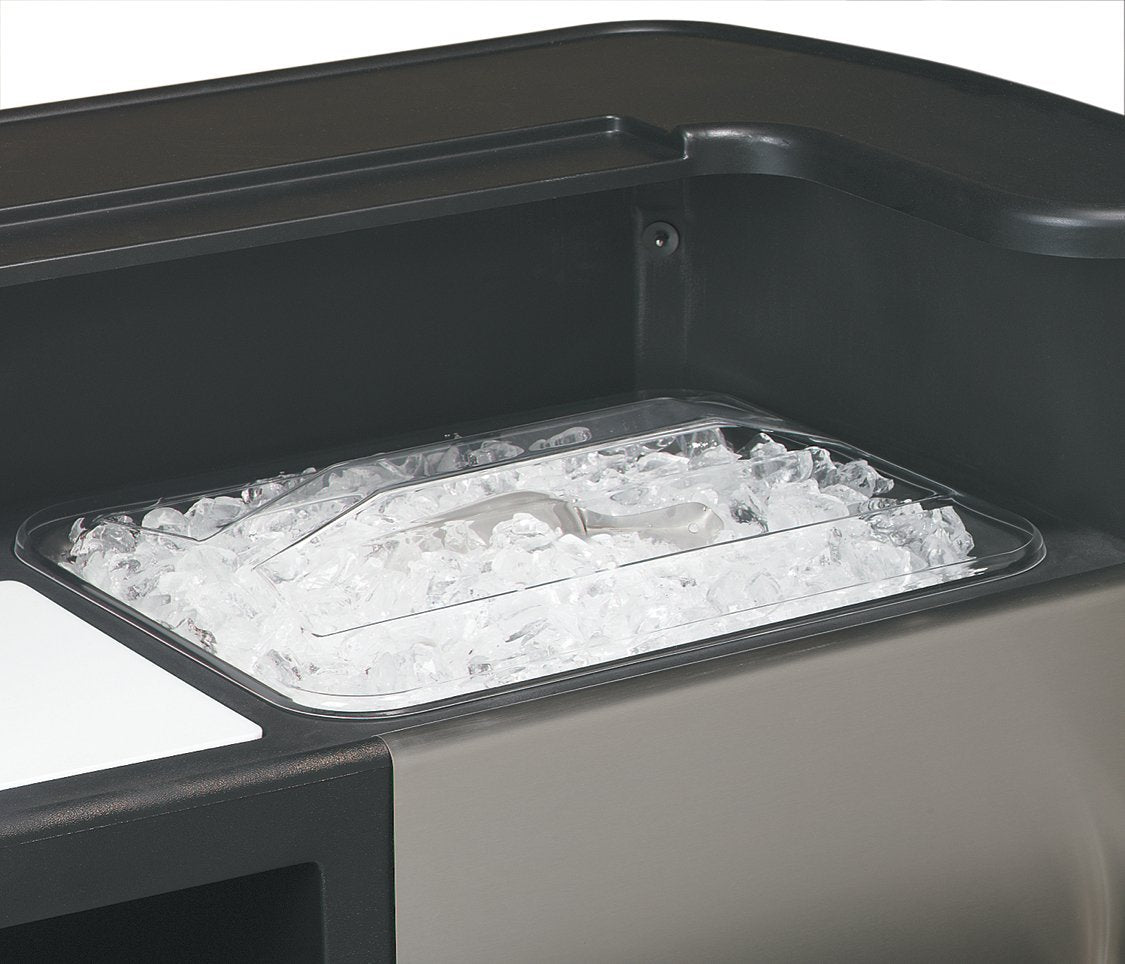 Bar Cabinet: Portable High Top Entertainment Bar, Black