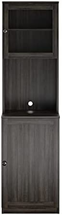 Bar Cabinet: Tall Bar Cabinet in Espresso