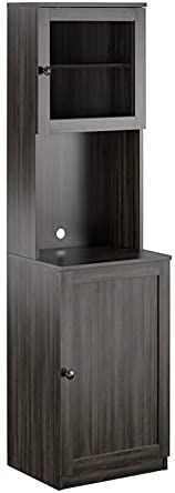 Bar Cabinet: Tall Bar Cabinet in Espresso