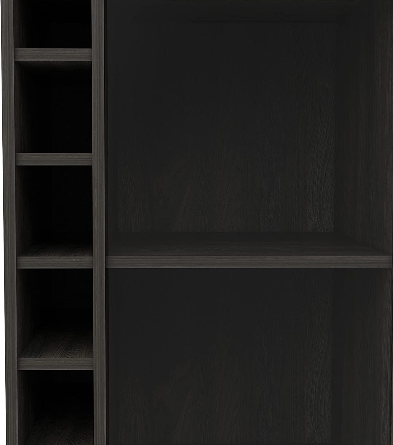 Bar Cabinet: Wine and Liquor Bar Storage Display Cabinet Cart