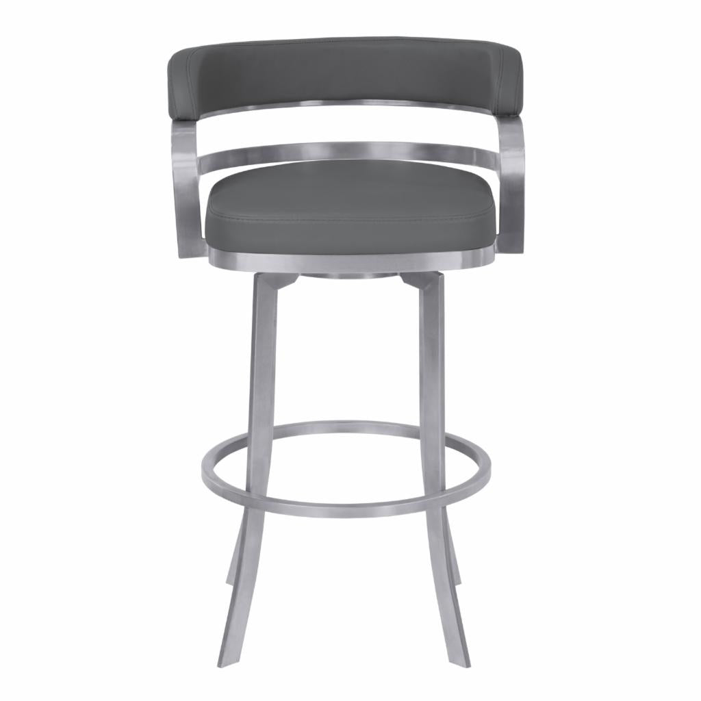 Bar Chairs: 26 in. Counter Height Metal Swivel Bar Stool