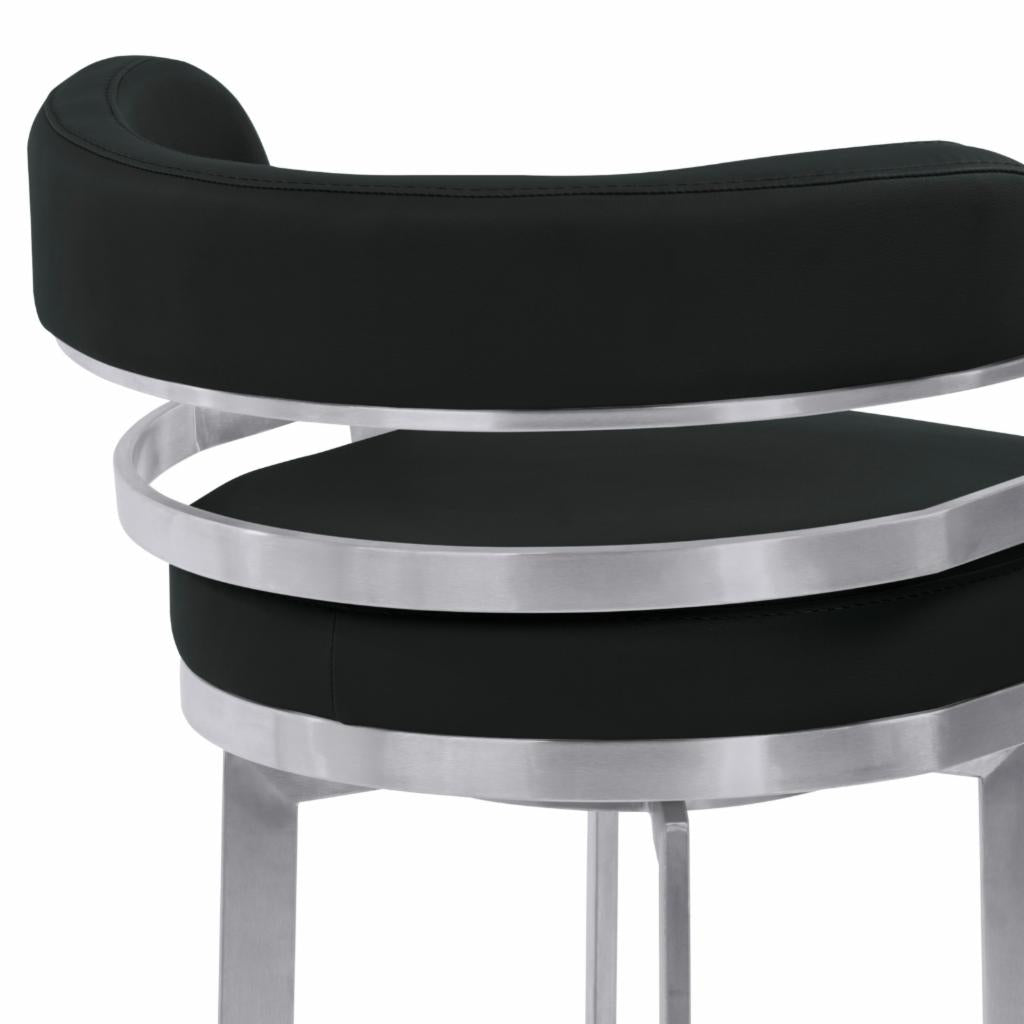 Bar Chairs: 26 in. Counter Height Metal Swivel Bar Stool