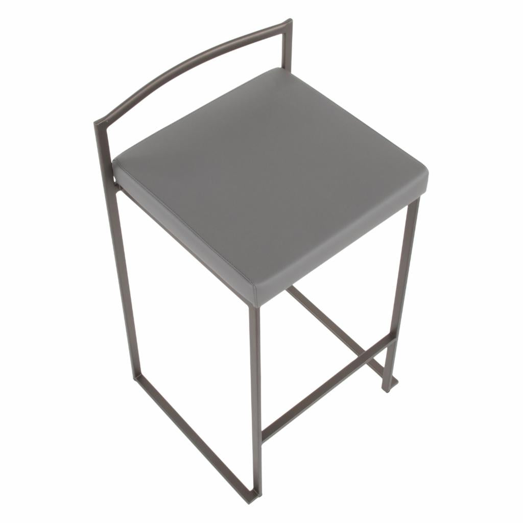 Bar Chairs: 27.75 in. Counter Stool - Set of 2