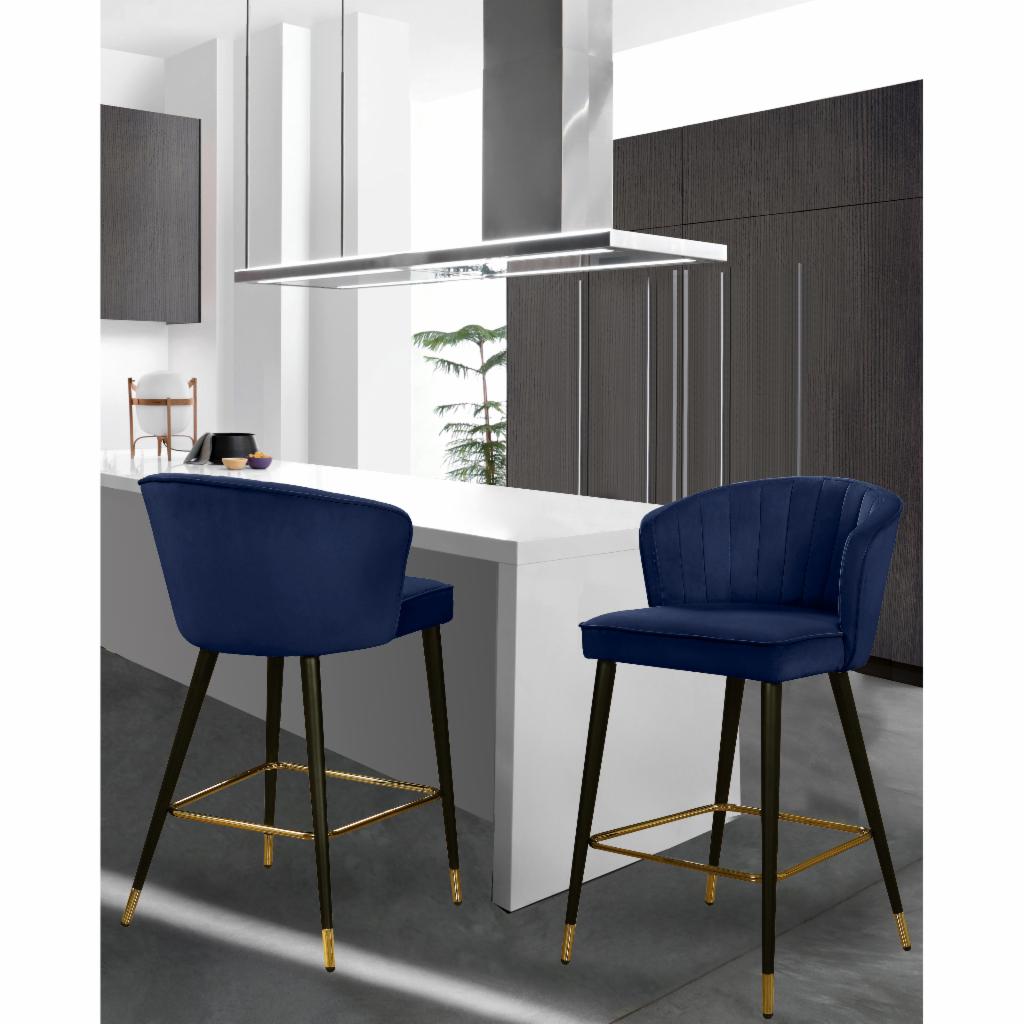 Bar Chairs: 28 in. Upholstered Counter Stool