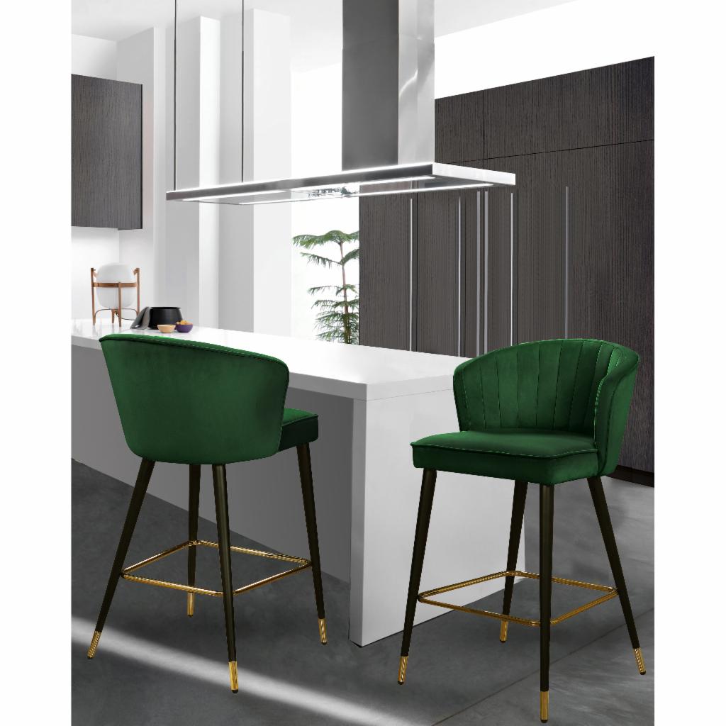 Bar Chairs: 28 in. Upholstered Counter Stool
