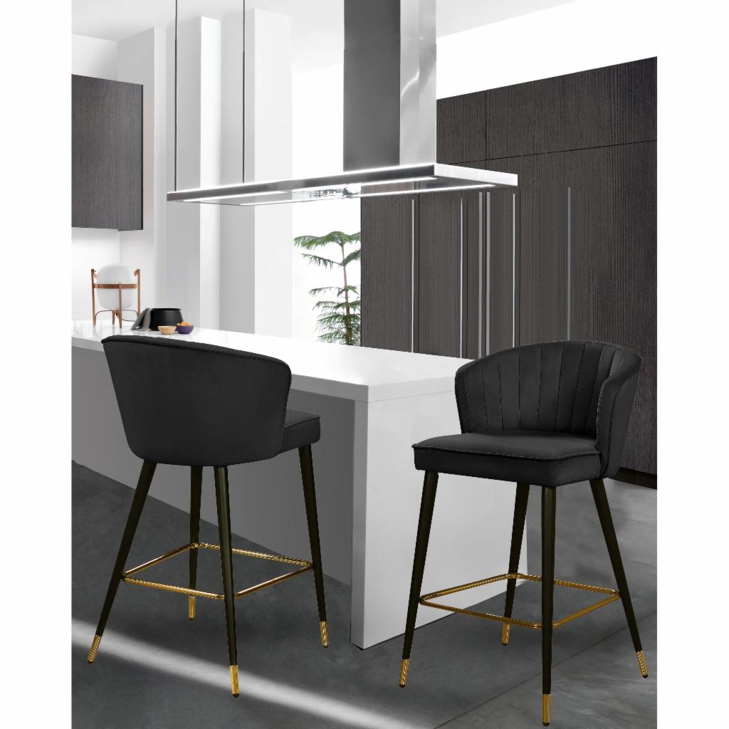 Bar Chairs: 28 in. Upholstered Counter Stool
