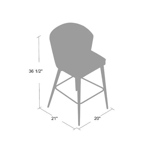 Bar Chairs: 28 in. Upholstered Counter Stool