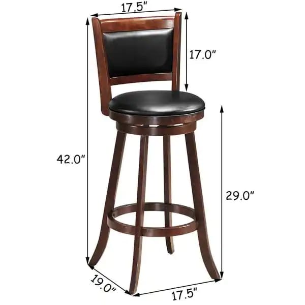Bar Chairs: 34 in. Swivel Extra Tall Bar Stool
