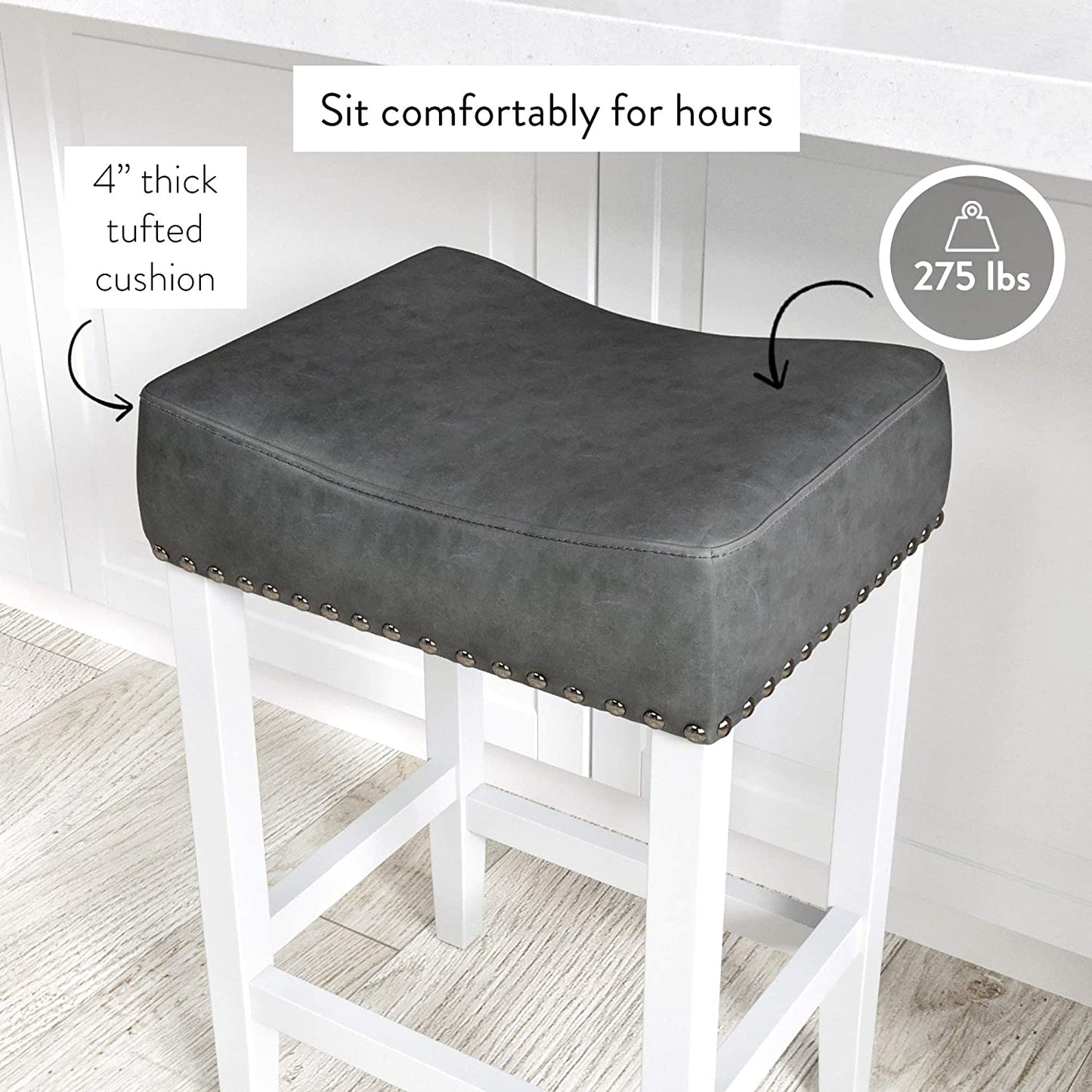 Bar Stool : Kitchen Counter Bar Stool 24"