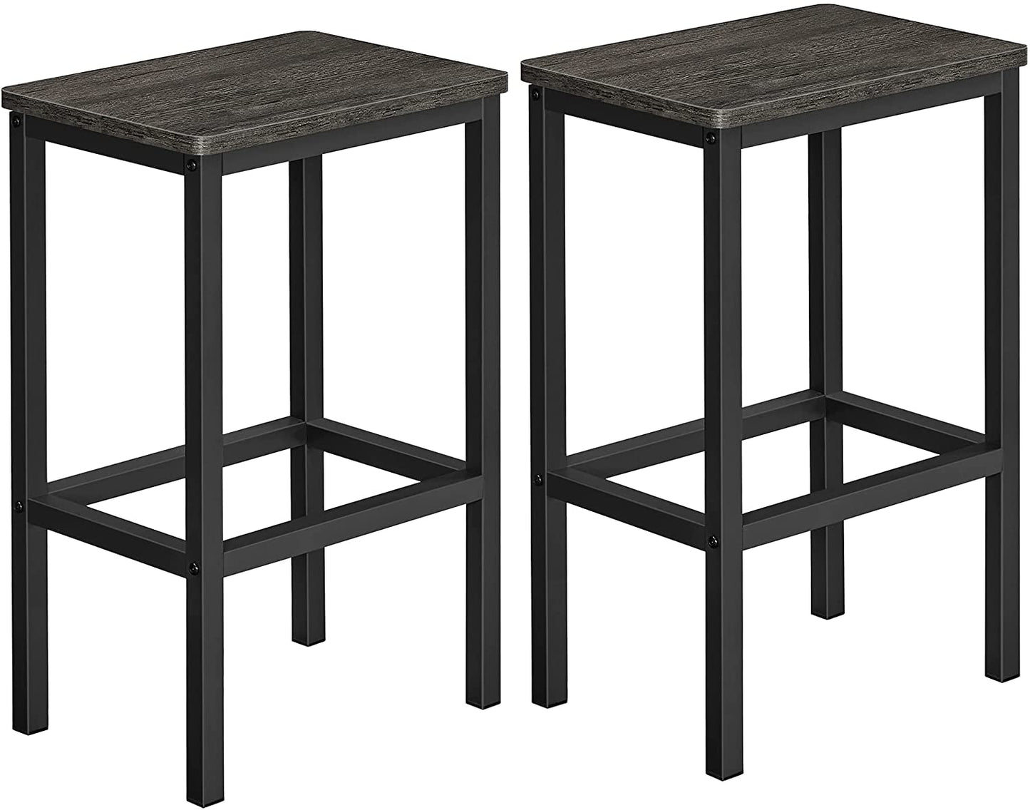 Bar Stool: Living Room, Party Room, Charcoal Gray and Black