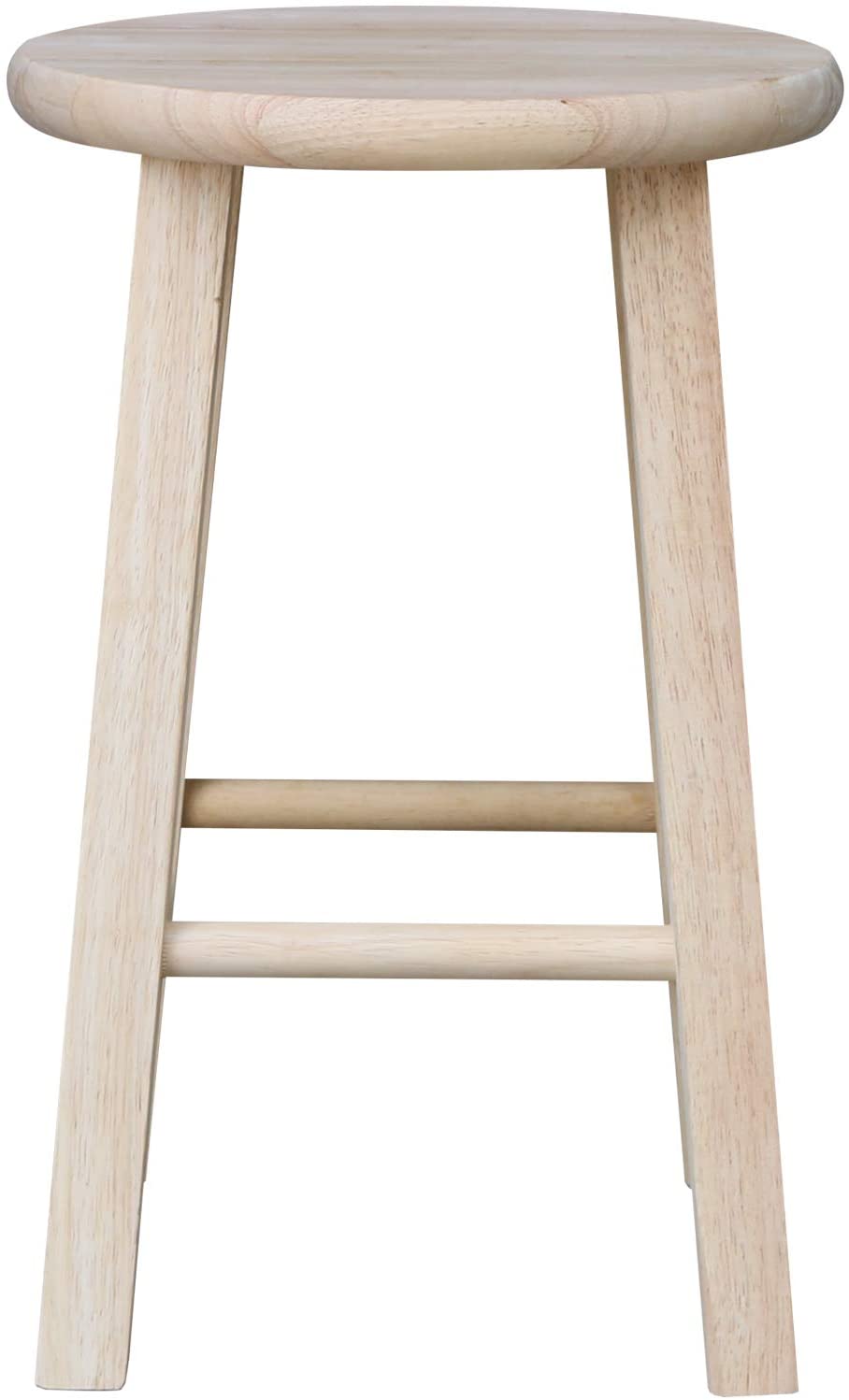 Bar Stool Round Top Stool, Unfinished