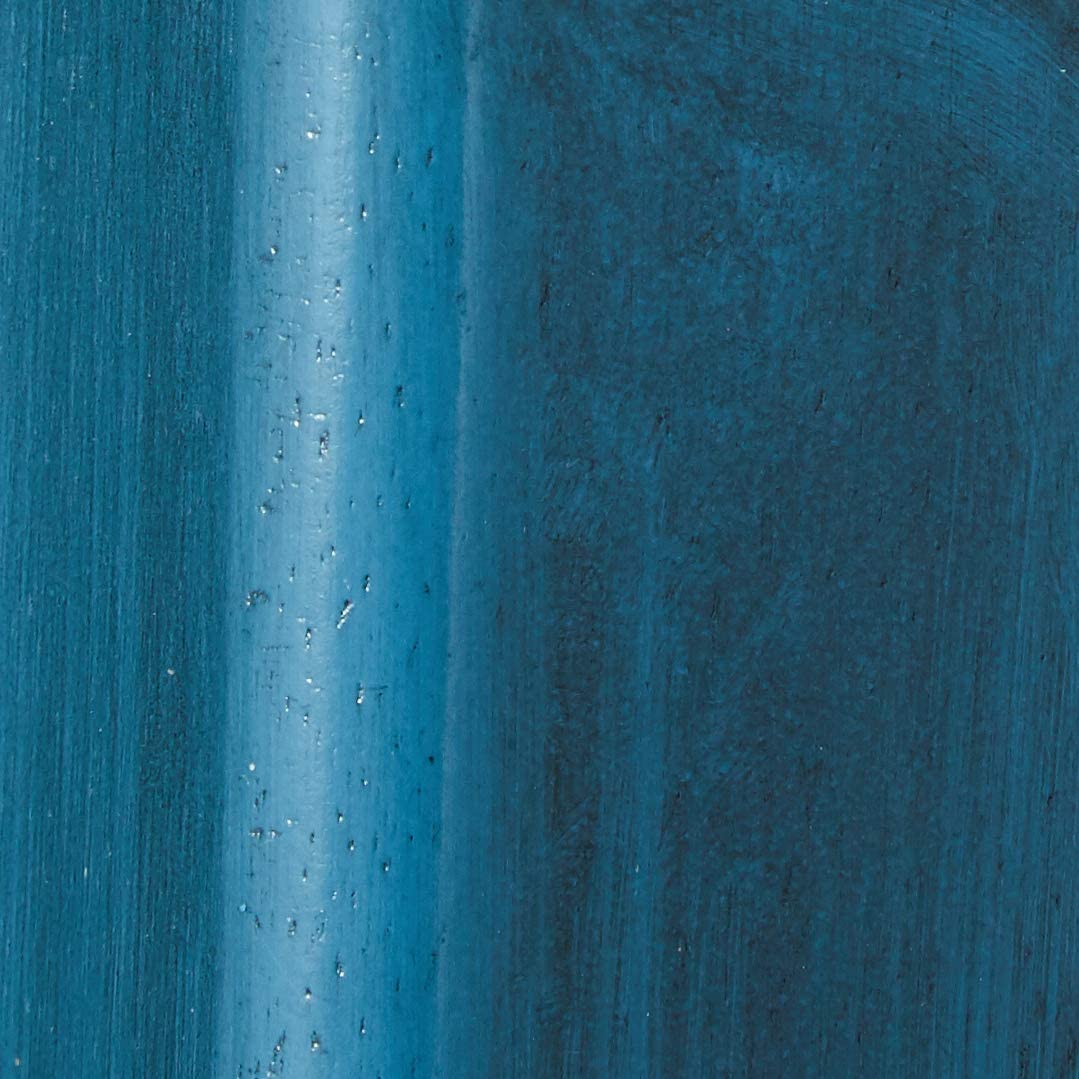 Bar Stool: Rustic Teal/Walnut