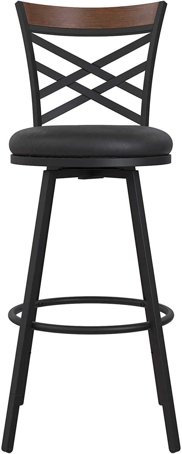 Bar Stool Seat Black PU, Bar Chairs