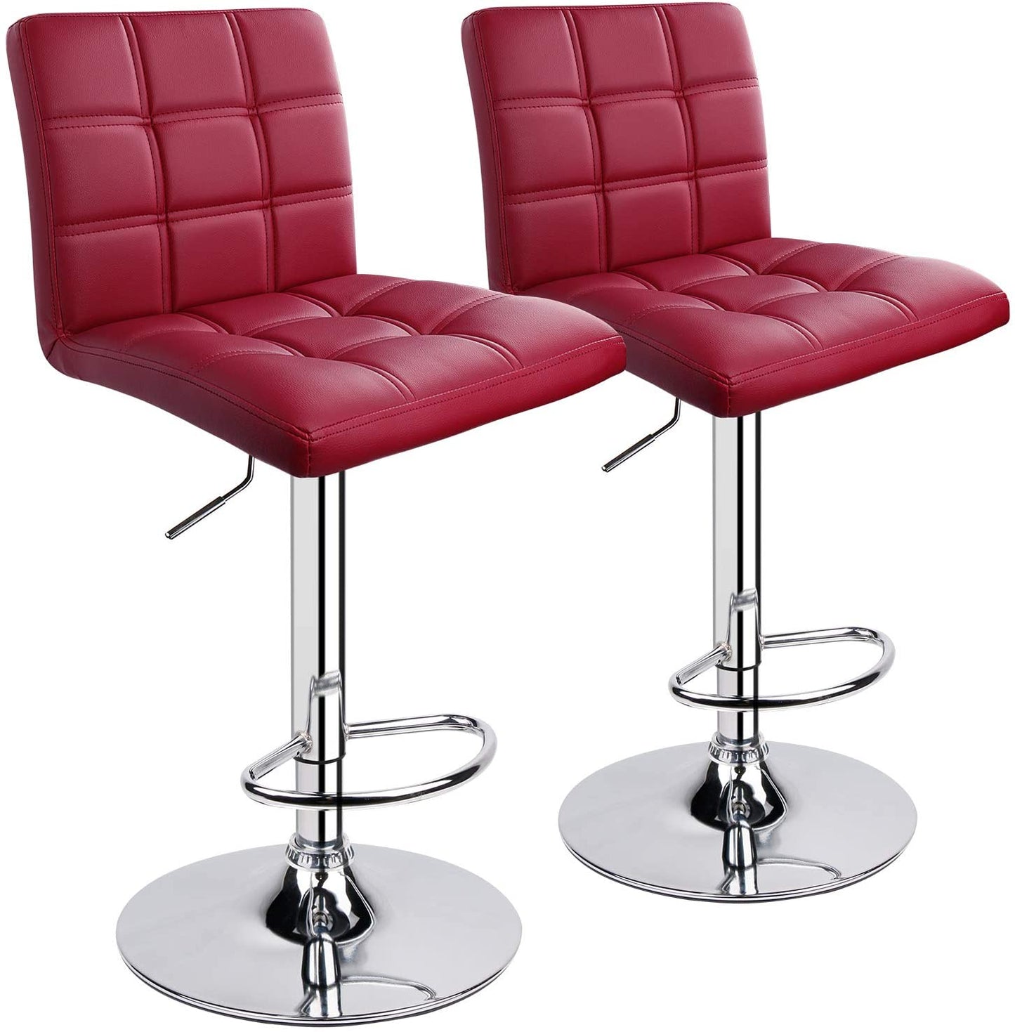 Bar Stool: Set of 2,Counter Height Swivel Stool by Leopard