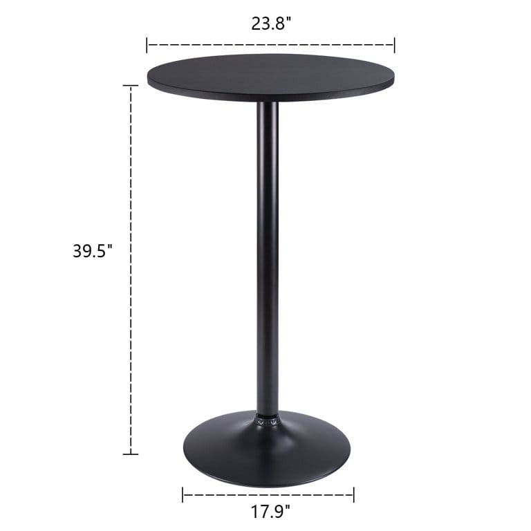 Bar Table: 36 in. Round Laminate Bar Height Pub Table
