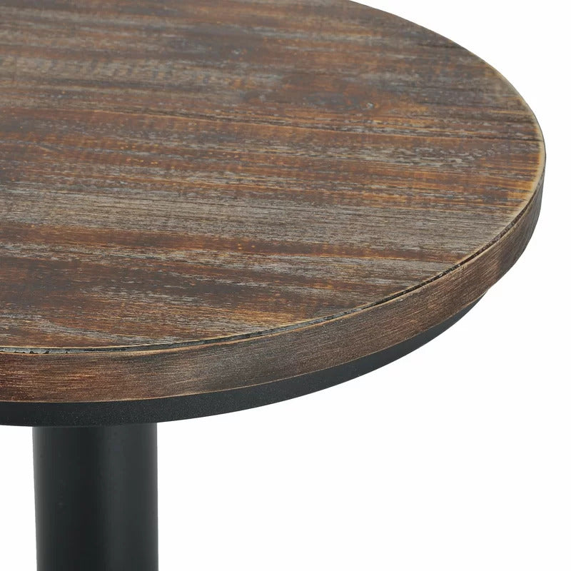 Bar Table: Bar Height 19.7'' Pedestal Pub Table