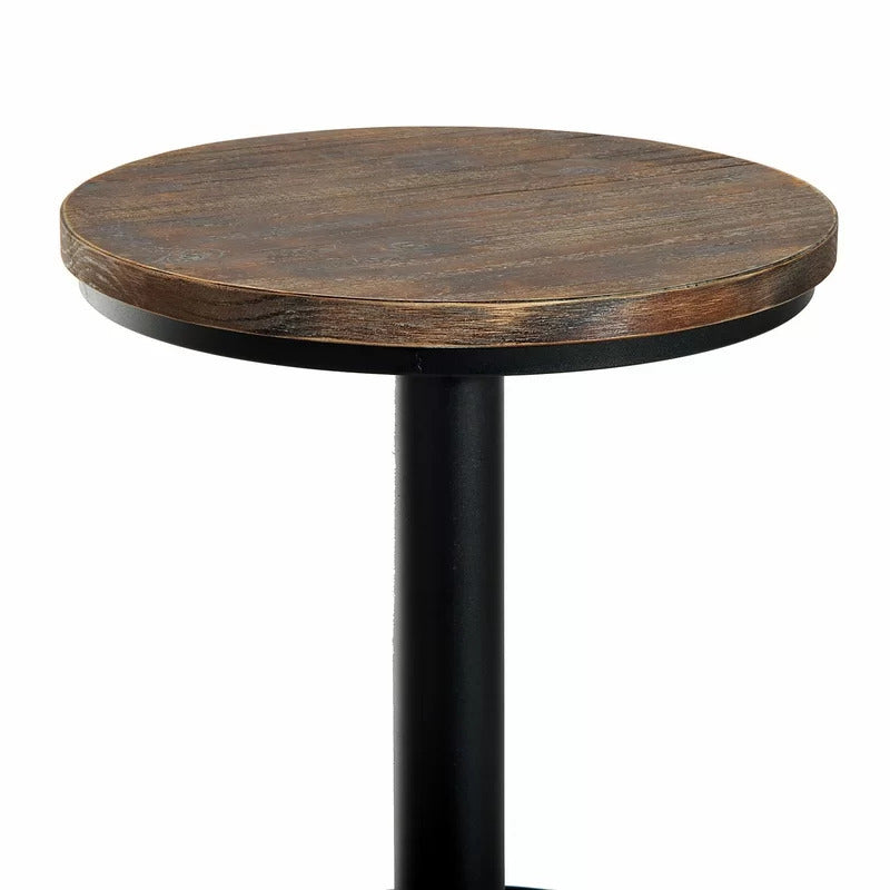 Bar Table: Bar Height 19.7'' Pedestal Pub Table