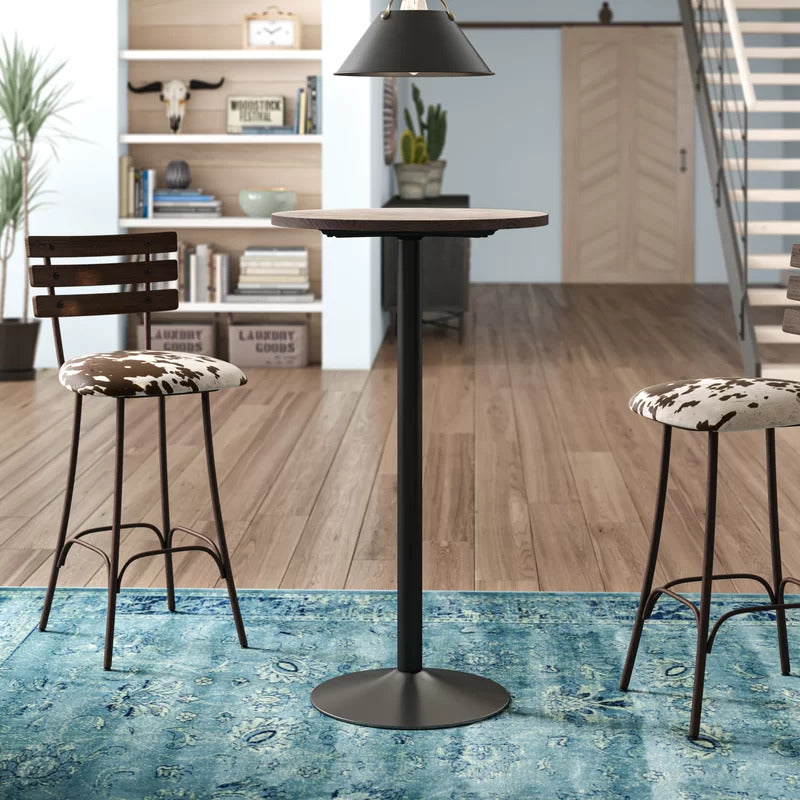 Bar Table: Bar Height 24'' Pedestal Pub Table