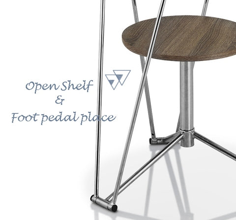 Bar Table: Bar Height 24'' Trestle Pub Table