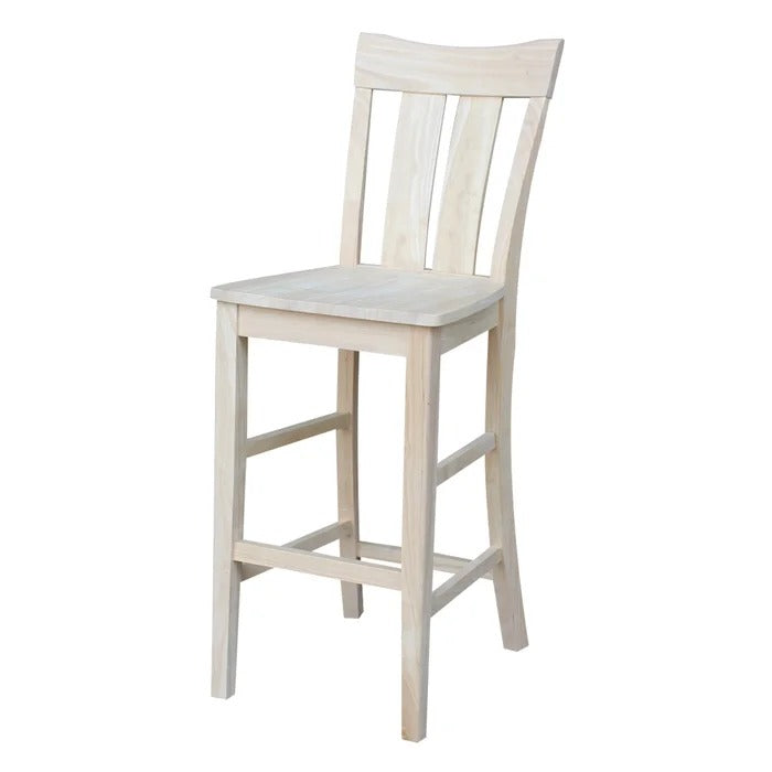 Bar Table Set: 2 - Person Bar Height Solid Wood Bar Table Set