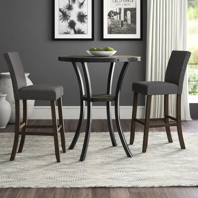 Bar Table Set: 2 Seater Bar Height Pub Set