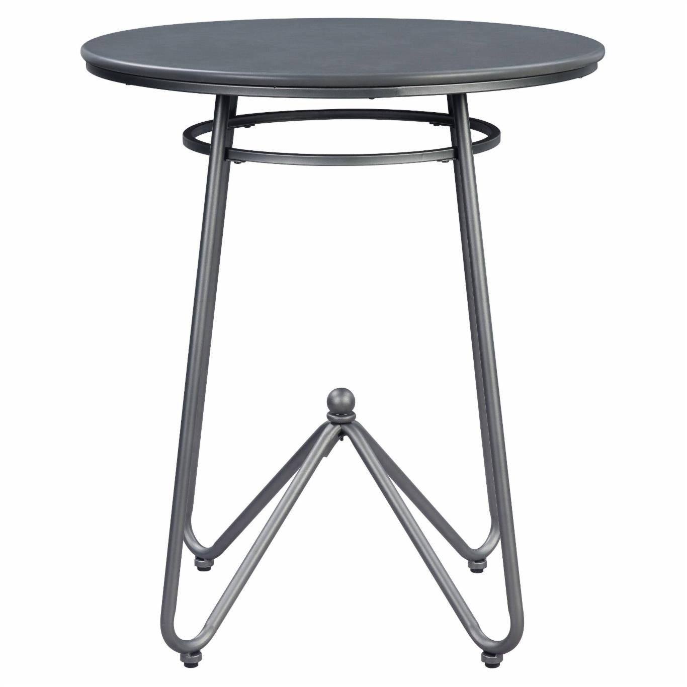 Bar Table Set: 3 Piece Industrial Counter Height Pub Table Set