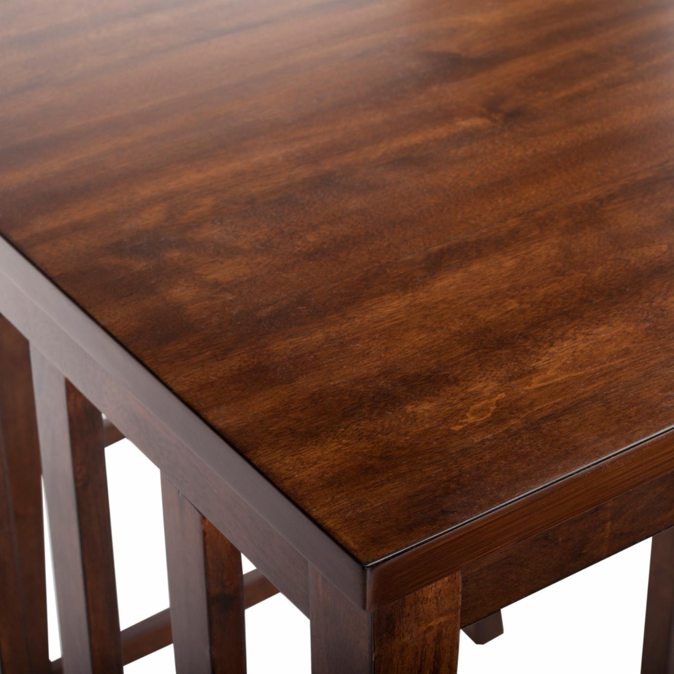 Bar Table Set: 3 Piece Pub Table Set