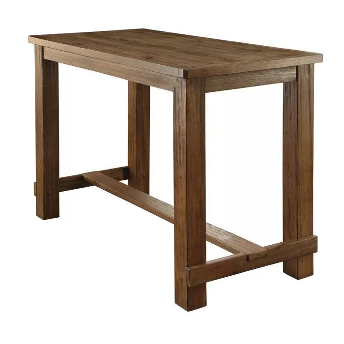 Bar Table Set: 4 Person Rustic Bar Set