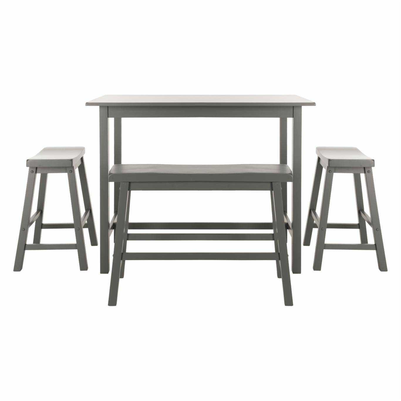 Bar Table Set: 4 Piece Pub Table Set
