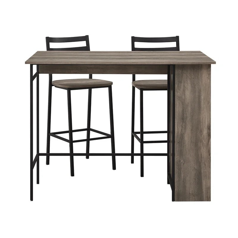 Bar Table Set: Counter Height Drop Leaf Pub Set