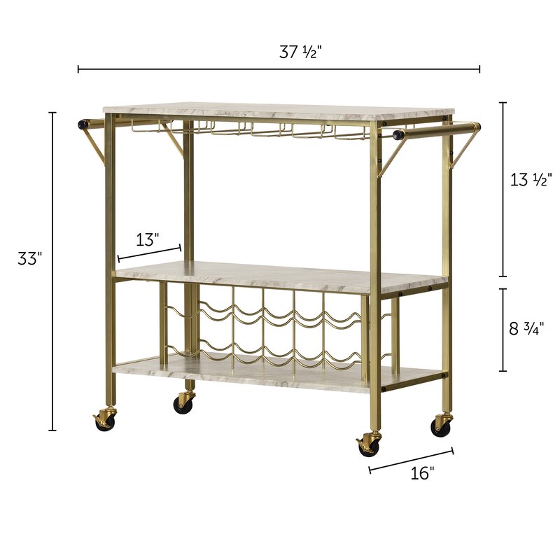 Bar Trolley : Modern Can Bar Trolley