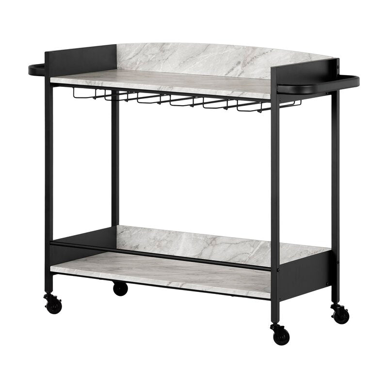 Bar Trolley : Rectangular Iron Bar Trolley
