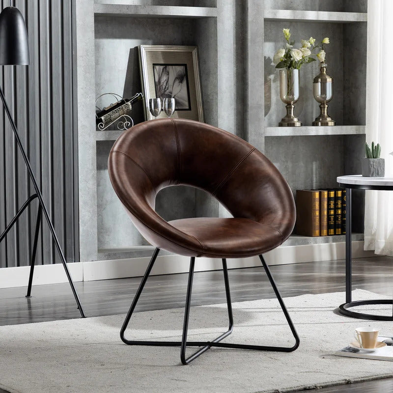 Barrel Chair: 26.75'' Wide Barrel Chair