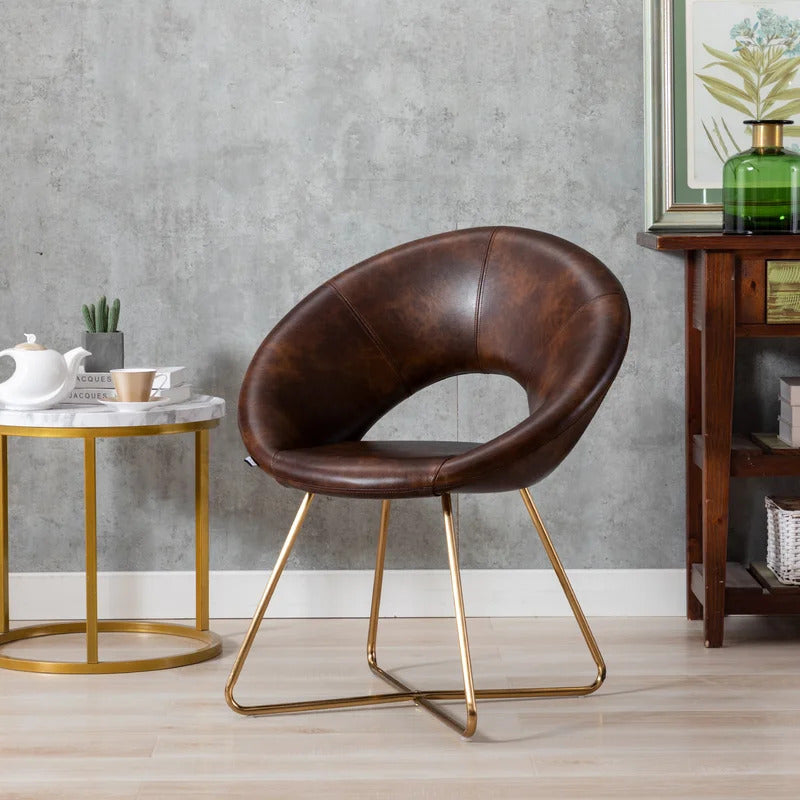 Barrel Chair: 26.75'' Wide Barrel Chair