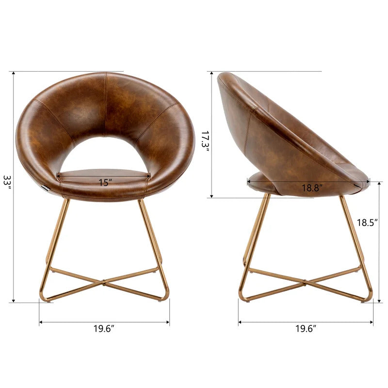 Barrel Chair: 26.75'' Wide Barrel Chair