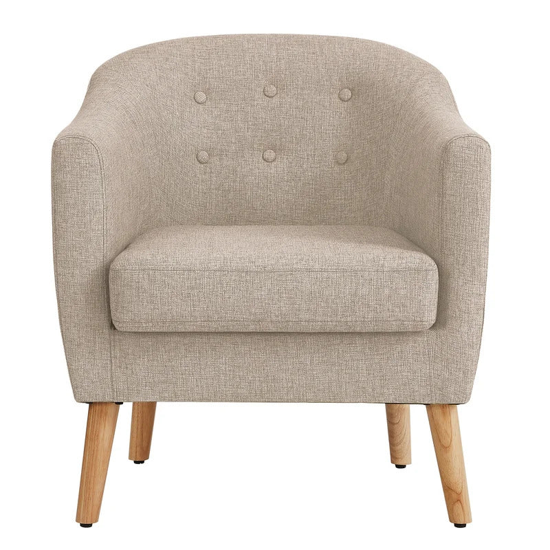 Barrel Chair: 27.2'' Wide Tufted Barrel Chair