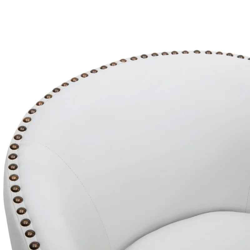Barrel Chair: 28.5'' Wide Swivel Barrel Chair